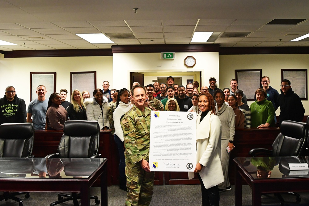 Black History Month proclamation signing