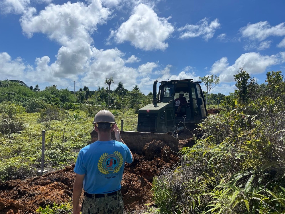 NMCB 133 Deployed to Palau