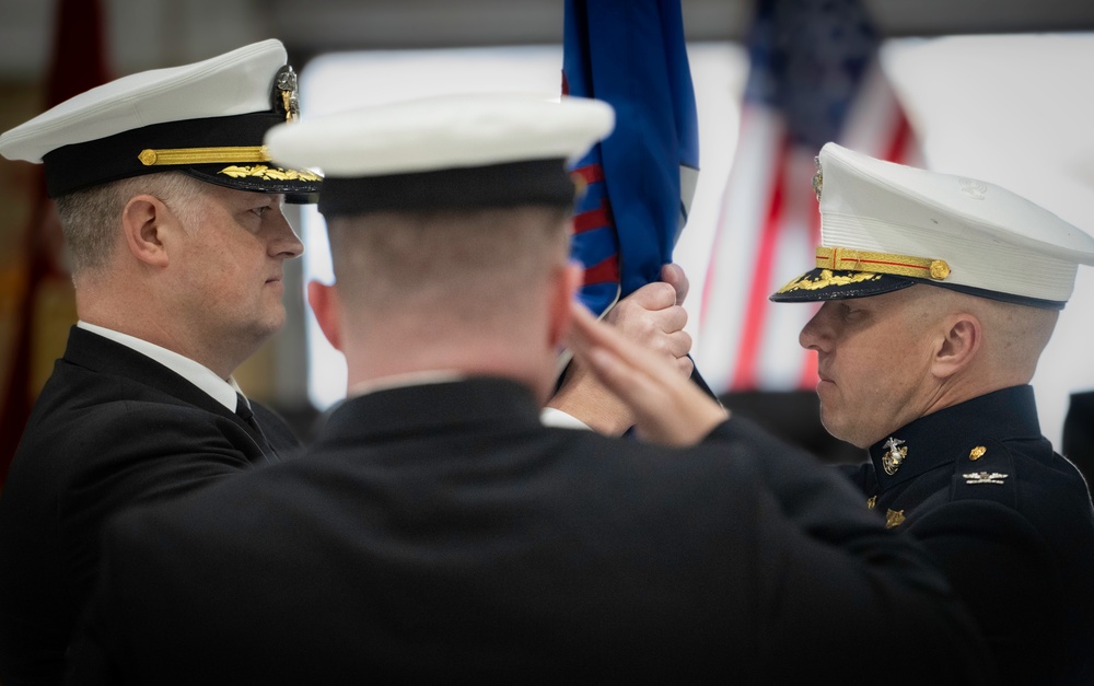 Navy’s strike test squadron changes command