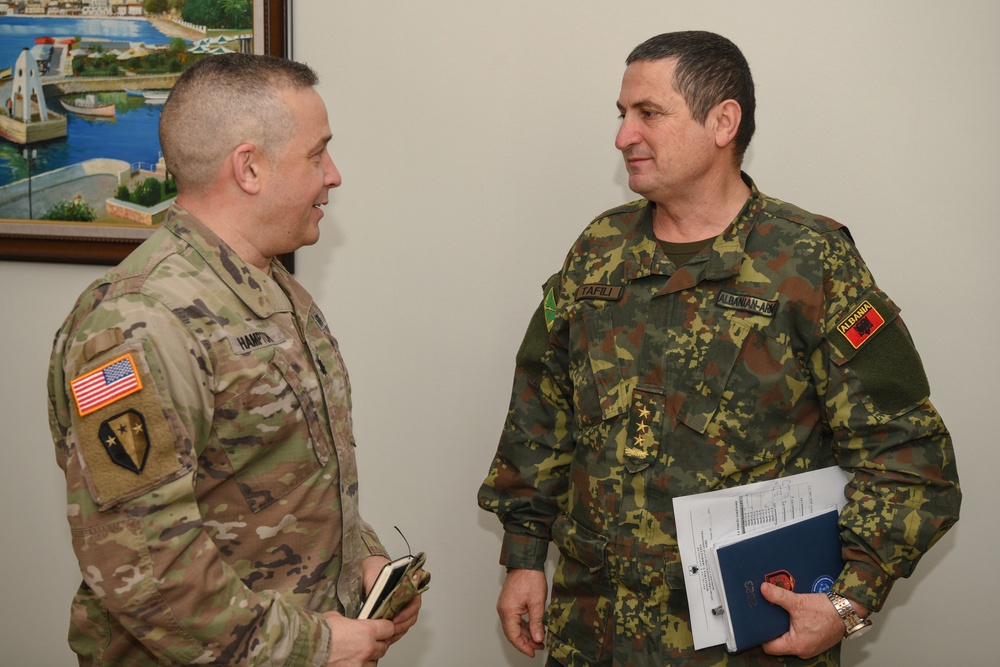 Albanian Armed Forces welcomes New Jersey Army and Air National Guard