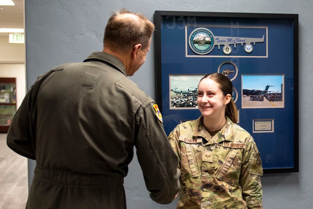 Maj. Gen. Corey Martin visits JBLM