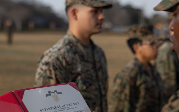 Marine Forces Reserve conducts battalion formation