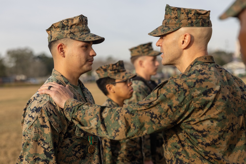 Marine Forces Reserve conducts battalion formation