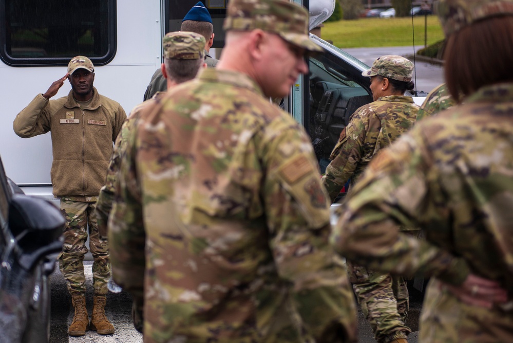 Maj. Gen. Corey Martin visits JBLM