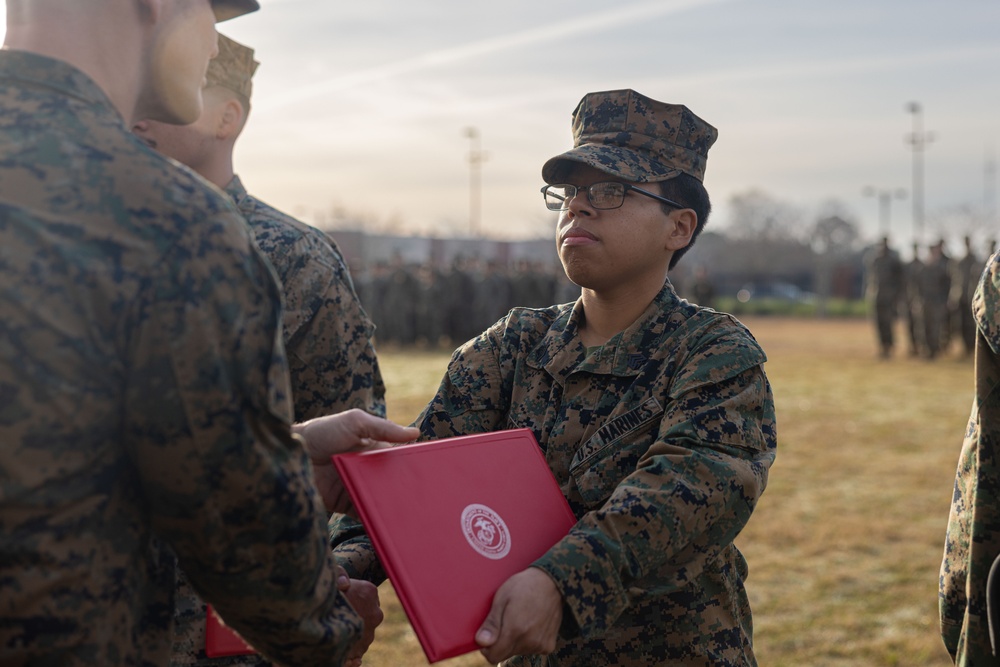 Marine Forces Reserve conducts battalion formation