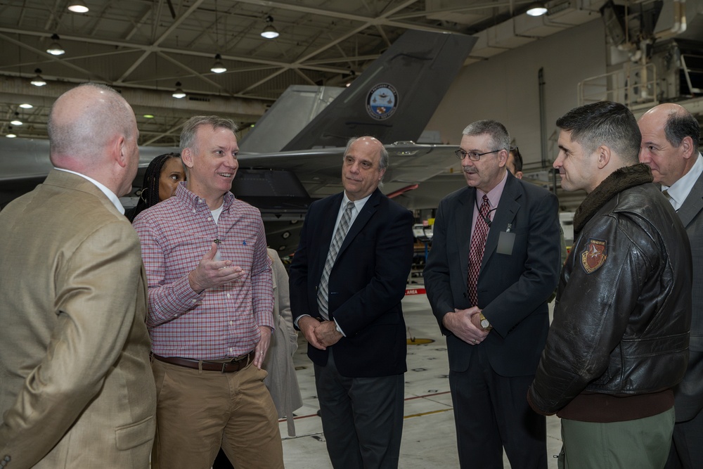 Under Secretary of the Navy visits Pax River F-35 ITF