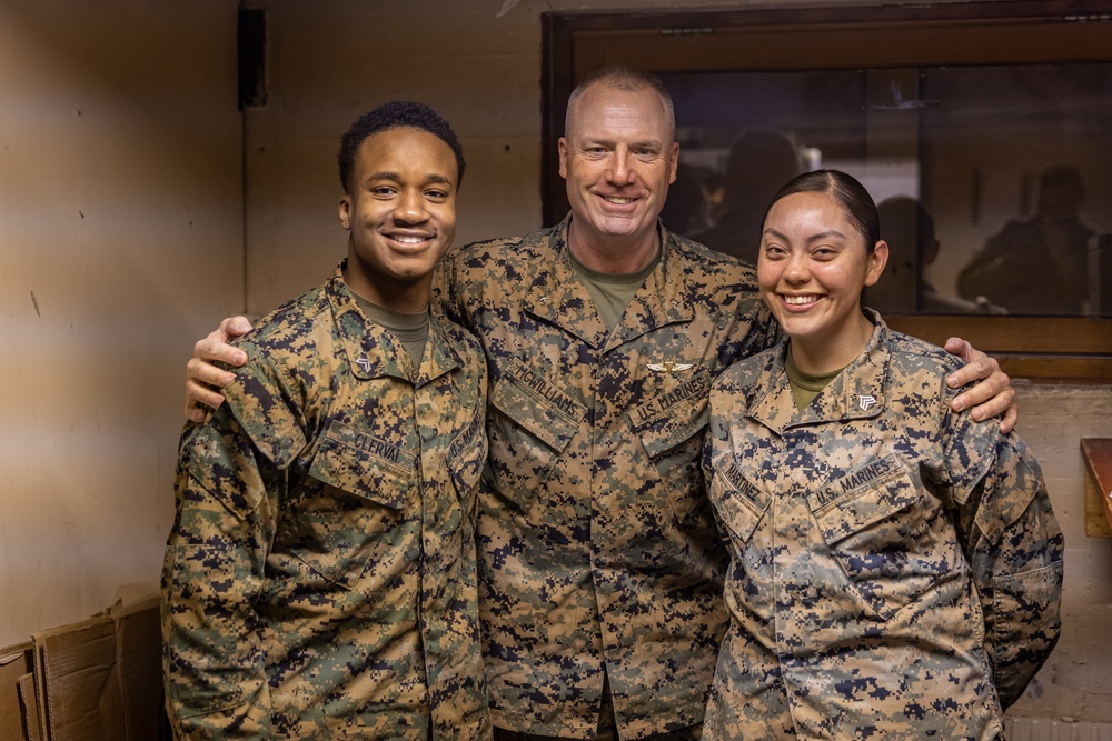 Brig. Gen. Michael E. McWilliams, Commanding General of 2nd Marine Logistics Group Visits CLB-6 In Norway