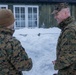 Brig. Gen. Michael E. McWilliams, Commanding General of 2nd Marine Logistics Group Visits CLB-6 In Norway