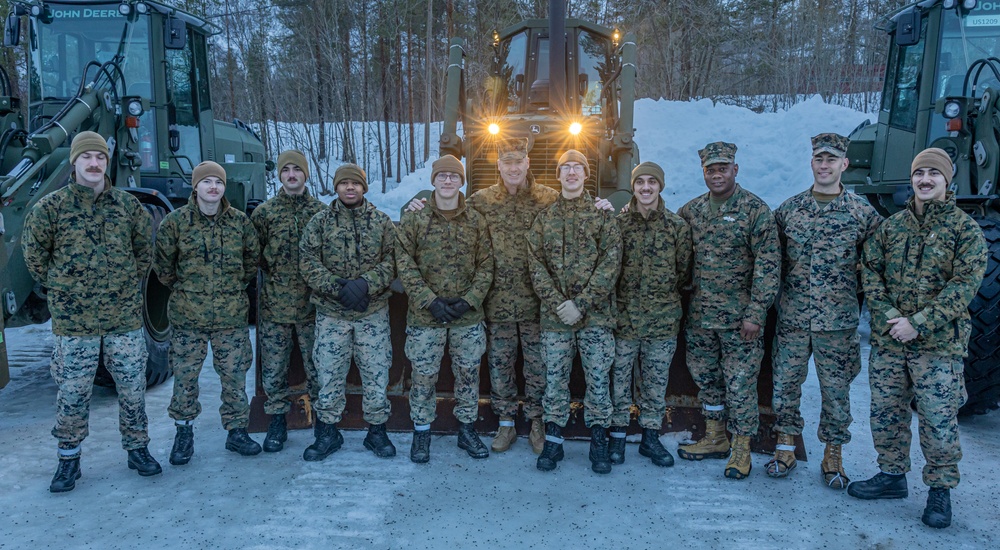 Brig. Gen. Michael E. McWilliams, Commanding General of 2nd Marine Logistics Group Visits CLB-6 In Norway