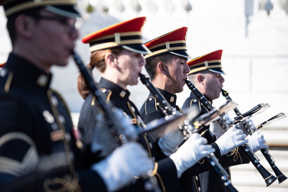 Chief of Staff of the Germany Army Lt. Gen. Alfons Mais Participates in an Army Full Honors Wreath-Laying Ceremony at the Tomb of the Unknown Soldier