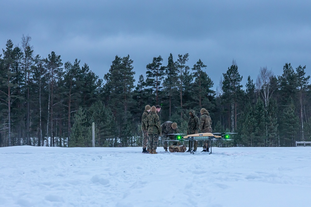 CLB 6 Conduct Test Flights Using A TRV-150 Drone While in Finland