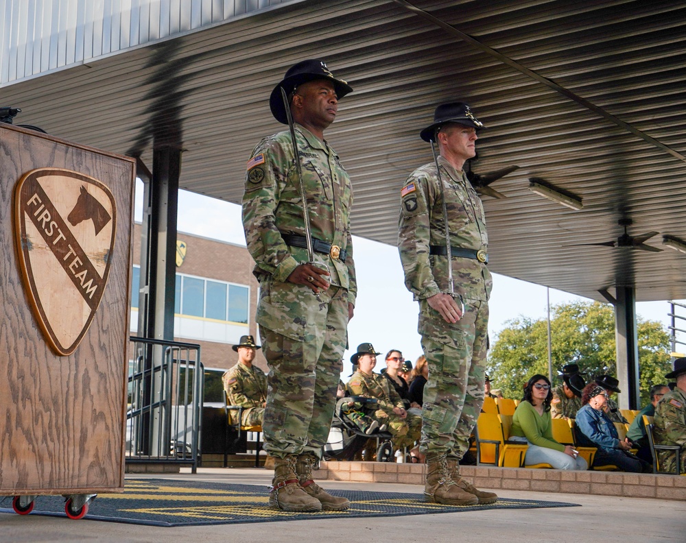 Brave Rifles case Colors as they head to Korea for planned rotation