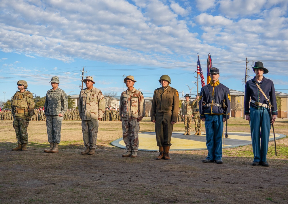 Brave Rifles case Colors as they head to Korea for planned rotation