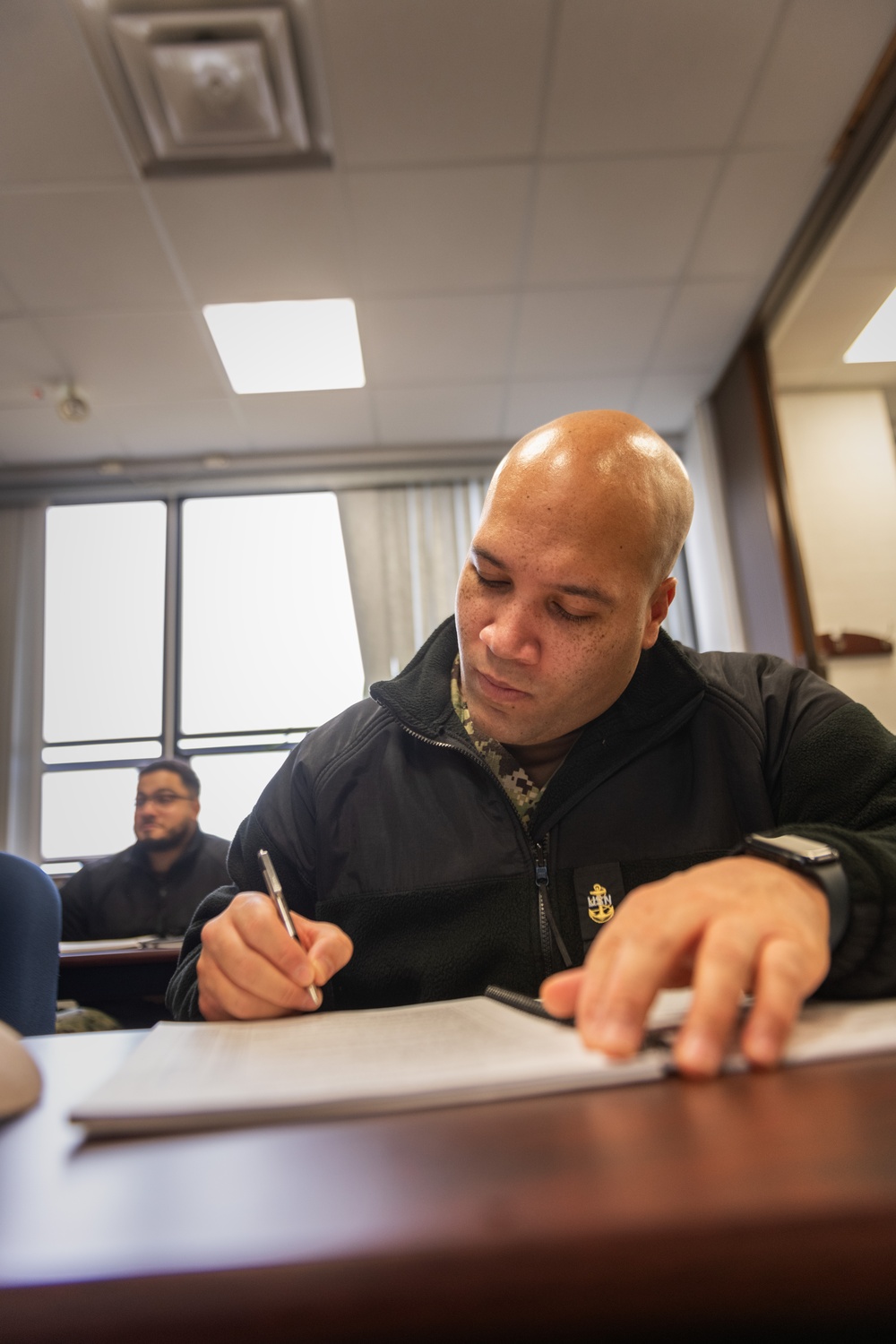 Sailors and Marines Participate in a Fleet Ammunition and Ordnance Training Course