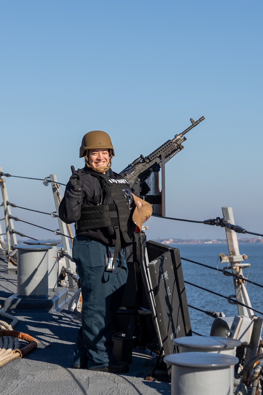 USS Stout Underway for Engineering Assessments