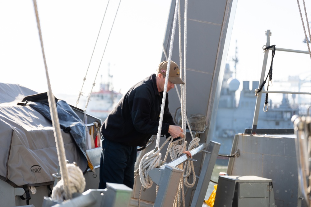 USS Stout Underway