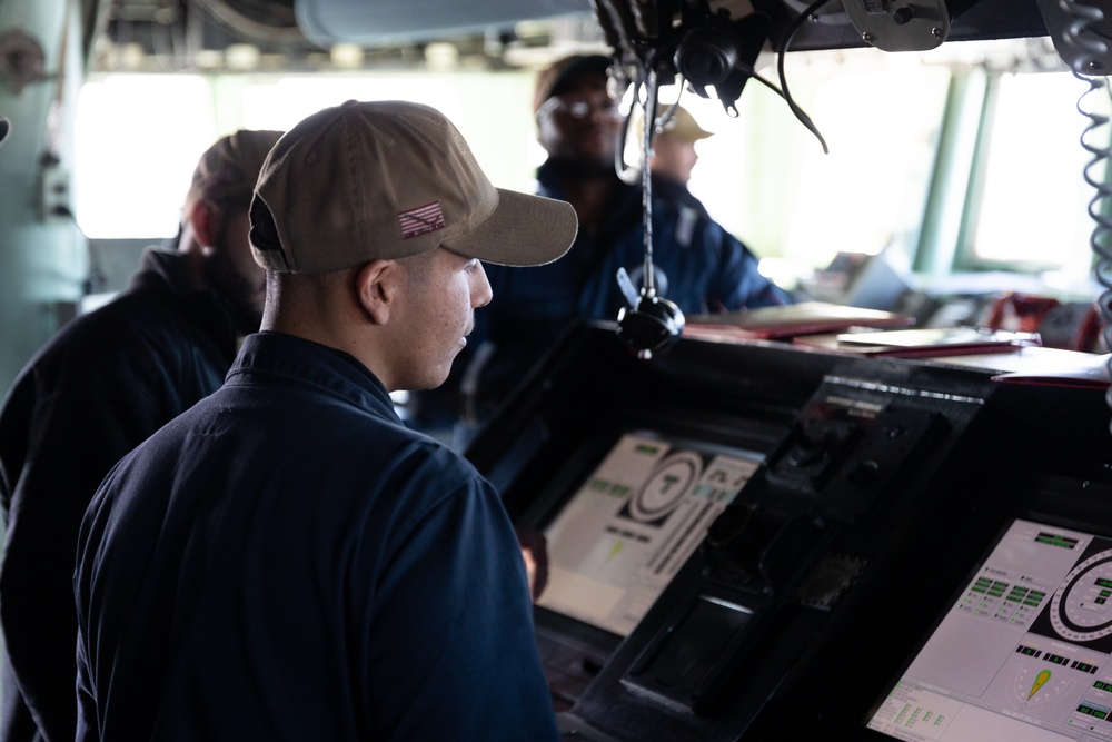 USS Stout Underway