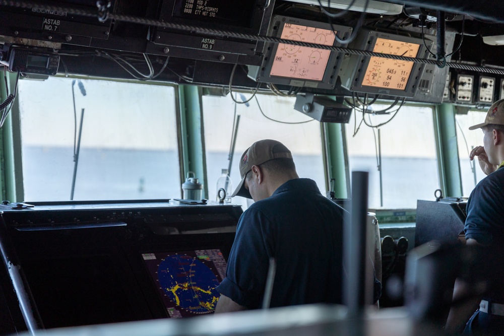 USS Stout Underway