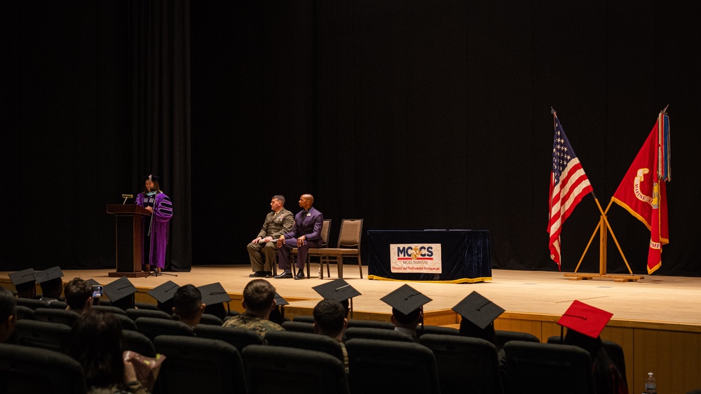 Marine Corps Air Station Iwakuni Hosts a Graduation Recognition Ceremony