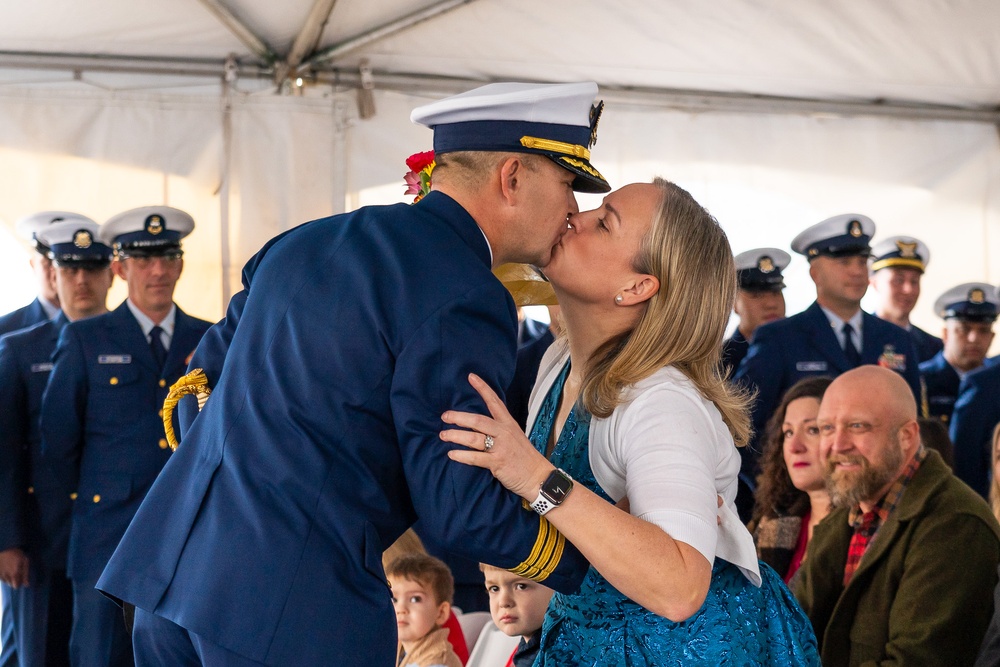 Coast Guard holds decommissioning ceremony for USCGC Steadfast in Astoria, Oregon