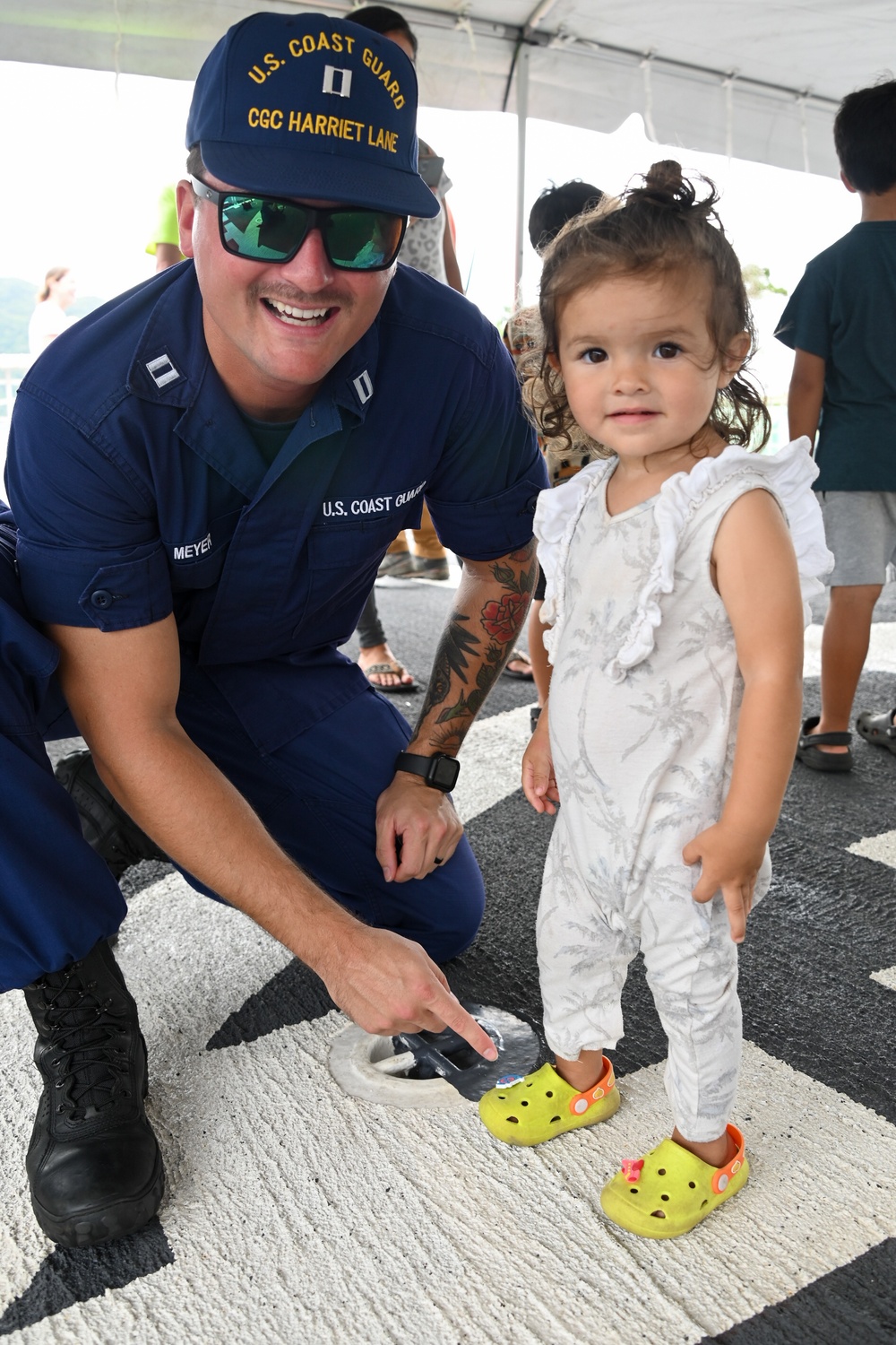 U.S. Coast Guard Cutter Harriet Lane hosts tours, recruiting event in American Samoa