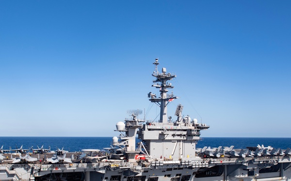 Theodore Roosevelt Transits Philippine Sea During MLDE