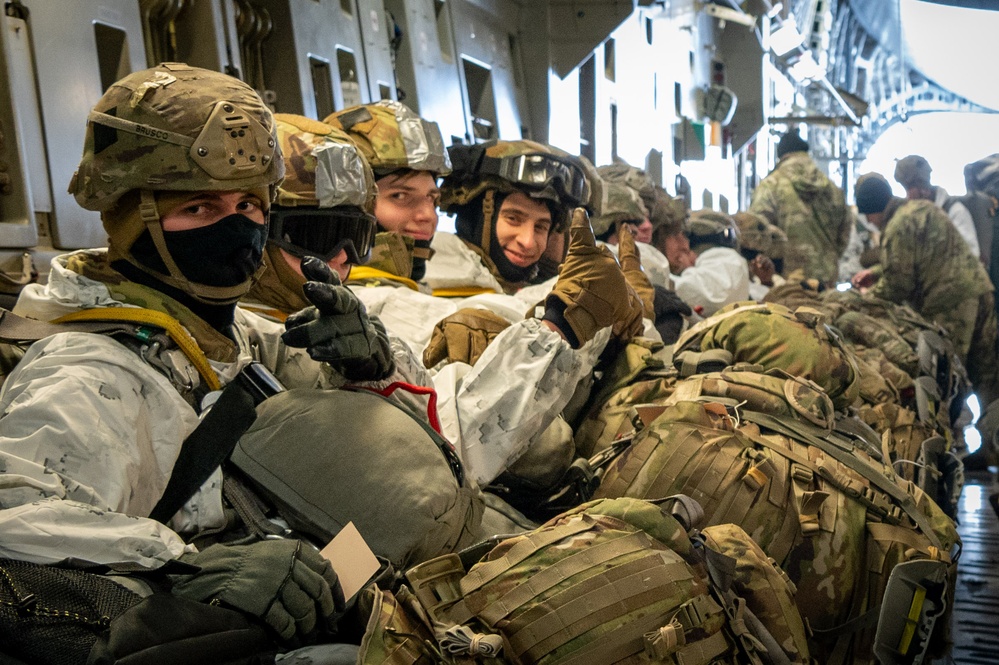 Army and Air Force leadership oversee a joint training exercise demonstrating capabilities critical to Arctic operations