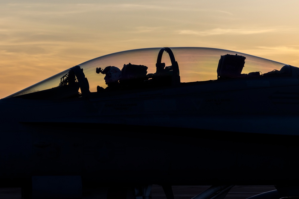 Marines fly day and night in Guam