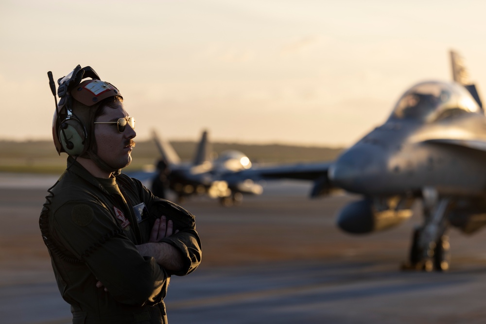 Marines fly day and night in Guam