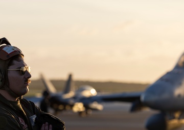 Marines fly day and night in Guam