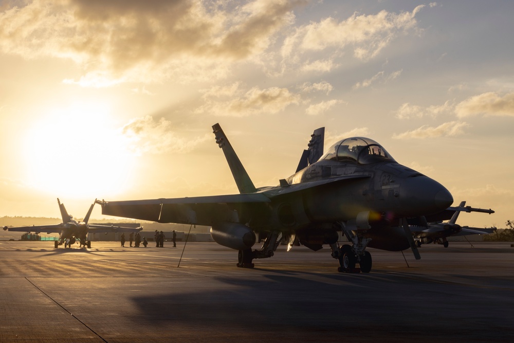 Marines fly day and night in Guam