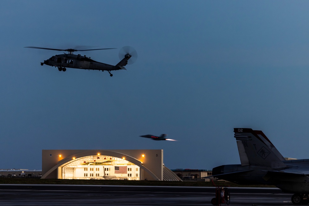 Marines fly day and night in Guam