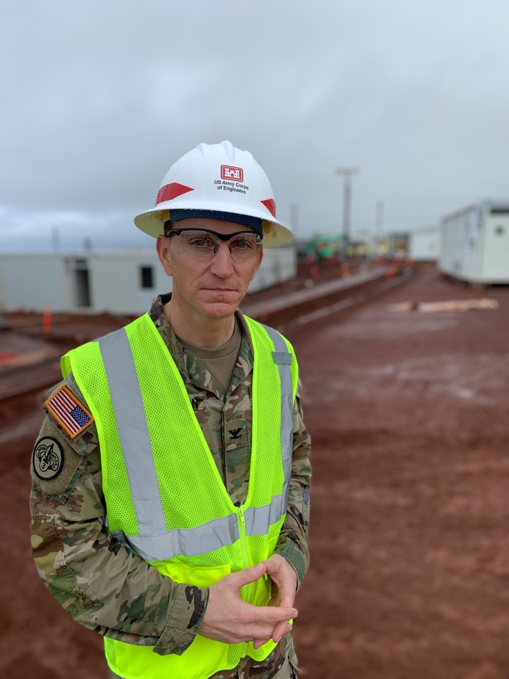 Galveston District Commander tours temporary school construction in Lahaina
