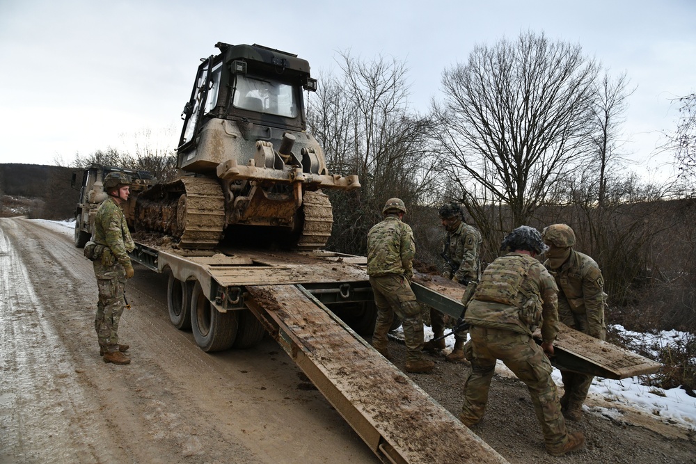 173rd Engineers Conduct Training in Croatia During Castle Dvorac 24