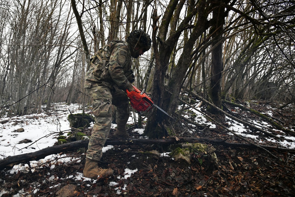 173rd Engineers Conduct Training in Croatia During Castle Dvorac 24