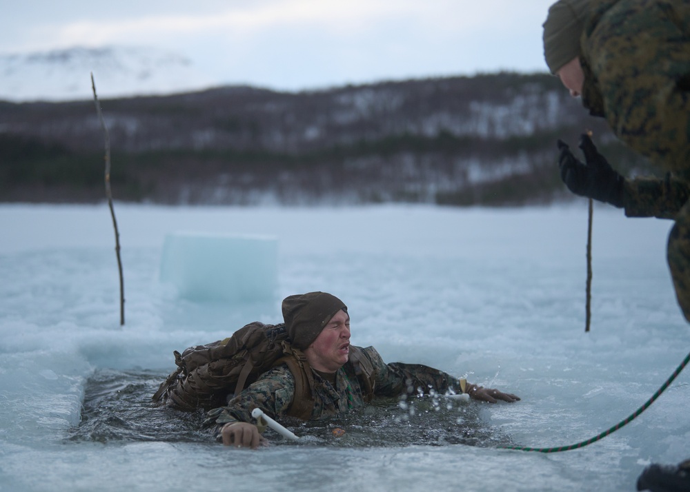 U.S. Marine Prepares for Arctic Warfare in NATO's Exercise Nordic Response 2024