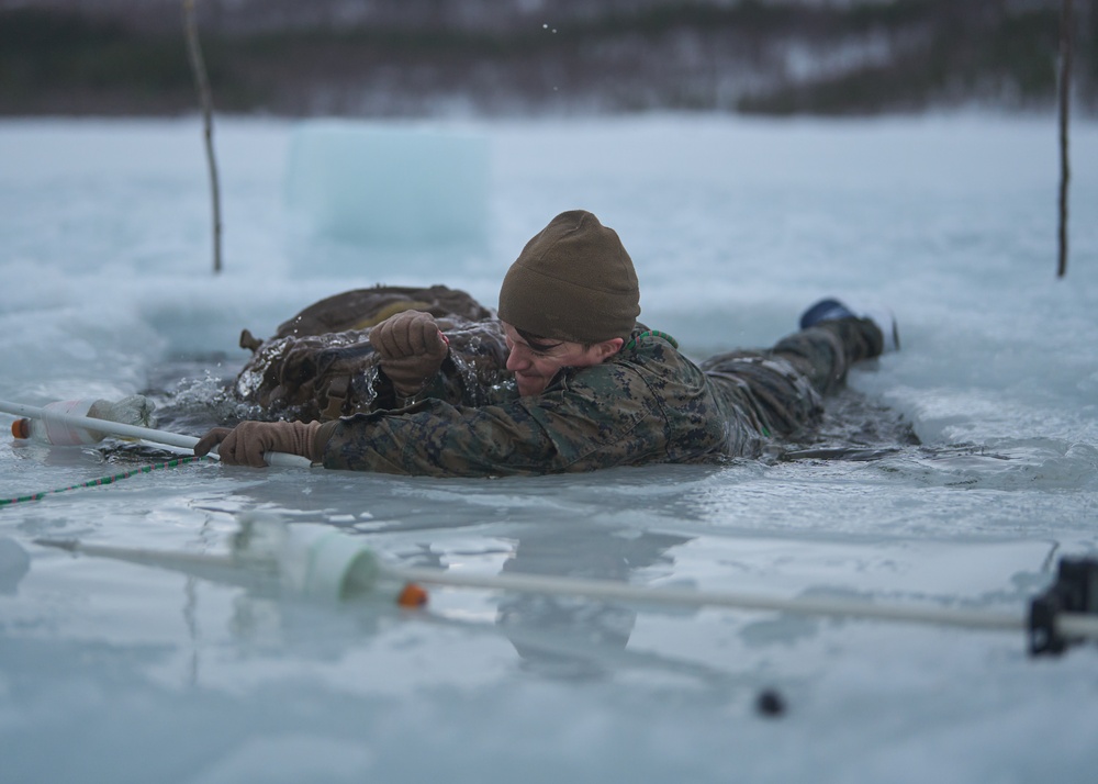 U.S. Marine Prepares for Arctic Warfare in NATO's Exercise Nordic Response 2024