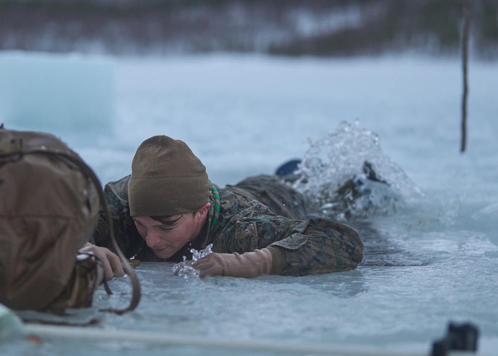 U.S. Marine Prepares for Arctic Warfare in NATO's Exercise Nordic Response 2024