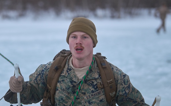 U.S. Marine Prepares for Arctic Warfare in NATO's Exercise Nordic Response 2024