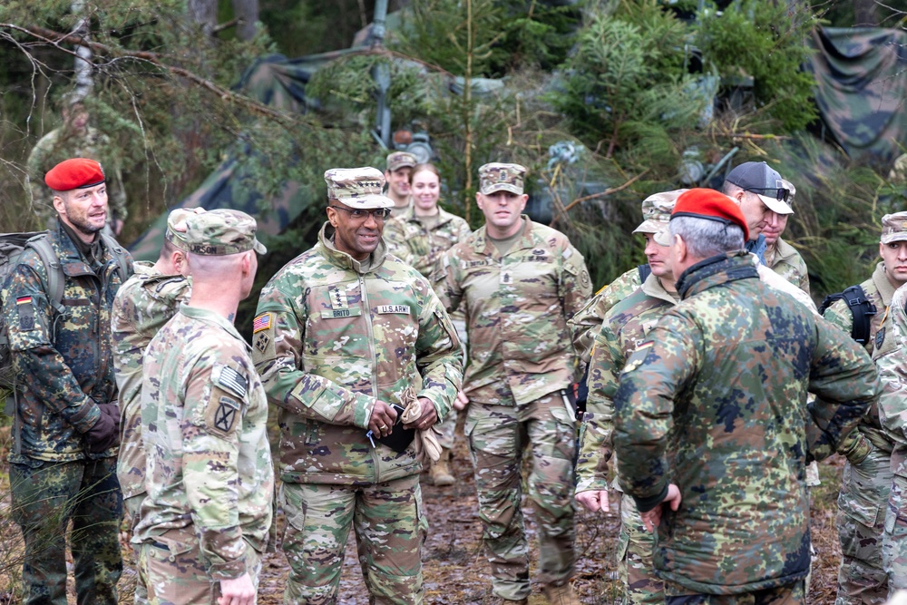 Gen. Brito Visits Grafenwoehr Training Area