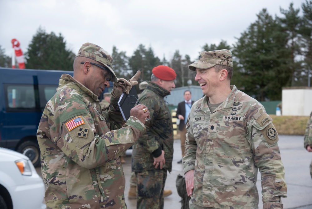 Gen. Brito Visits Grafenwoehr Training Area