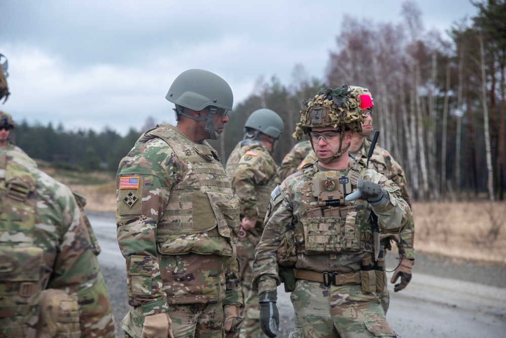 Gen. Brito Visits Grafenwoehr Training Area