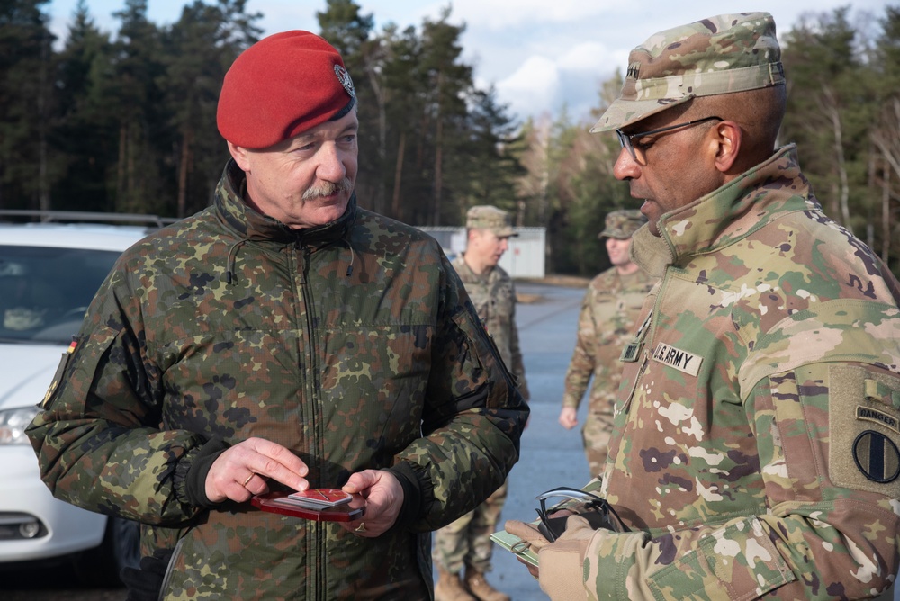 Gen. Brito Visits Grafenwoehr Training Area