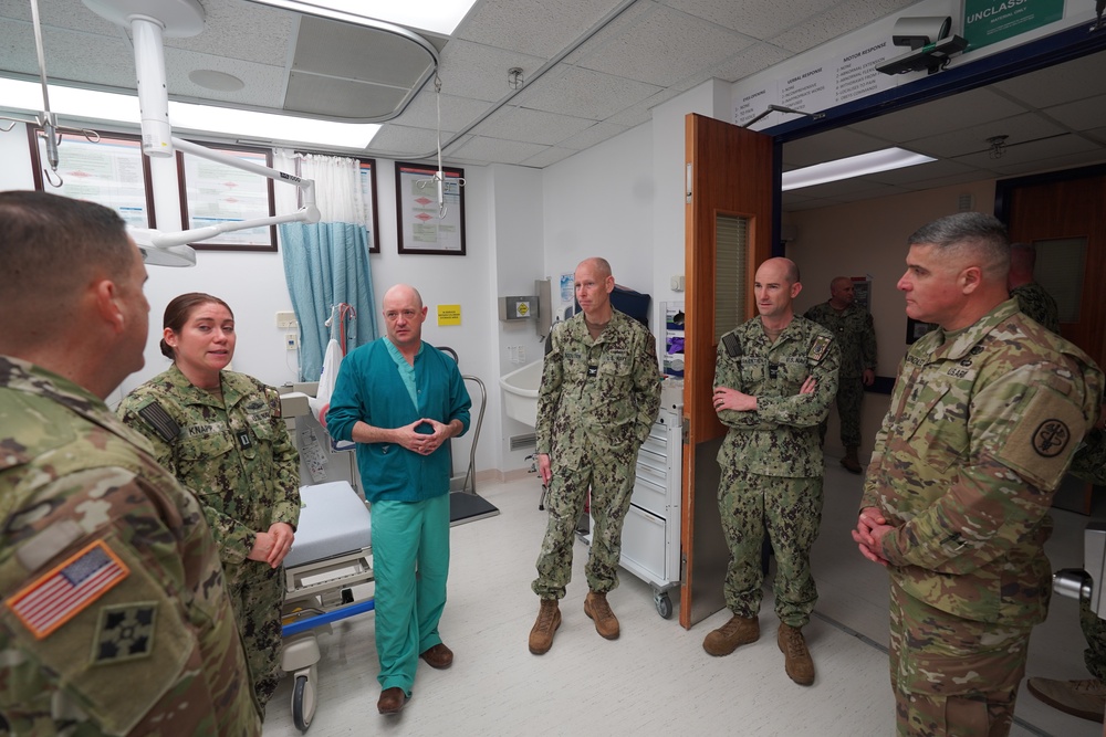 Defense Health Network Europe leader visit to Naval Hospital Rota Spain