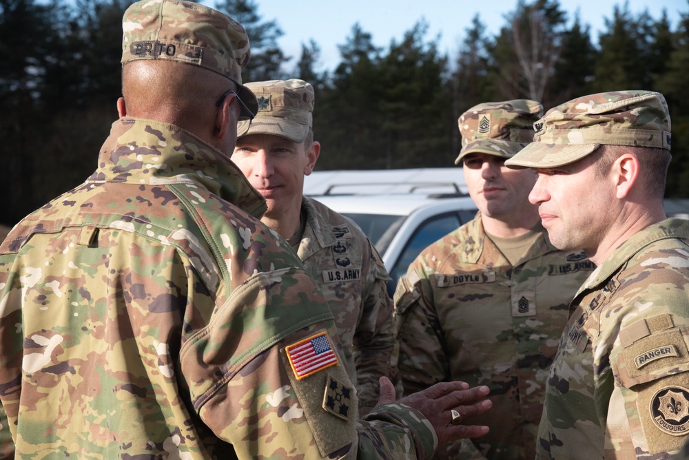 Gen. Brito Visits Grafenwoehr Training Area