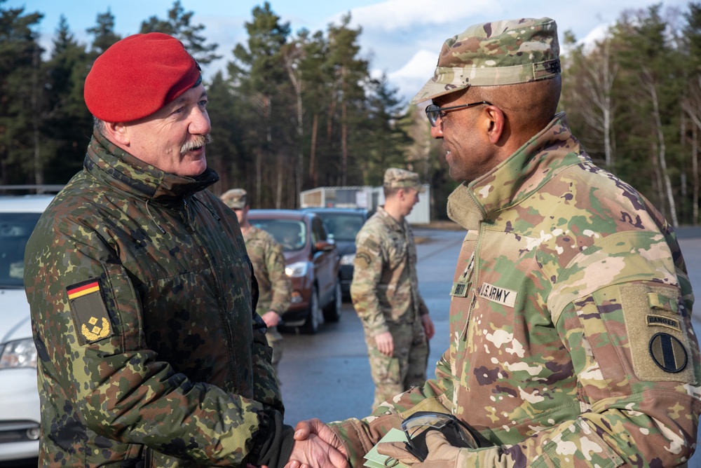 Gen. Brito Visits Grafenwoehr Training Area
