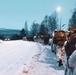 U.S. Marines and Sailors execute an ice-breaker drill before Exercise Nordic Response 24