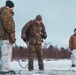 U.S. Marines and Sailors execute an ice-breaker drill before Exercise Nordic Response 24