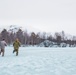 U.S. Marines and Sailors execute an ice-breaker drill before Exercise Nordic Response 24