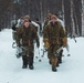 U.S. Marines and Sailors execute an ice-breaker drill before Exercise Nordic Response 24